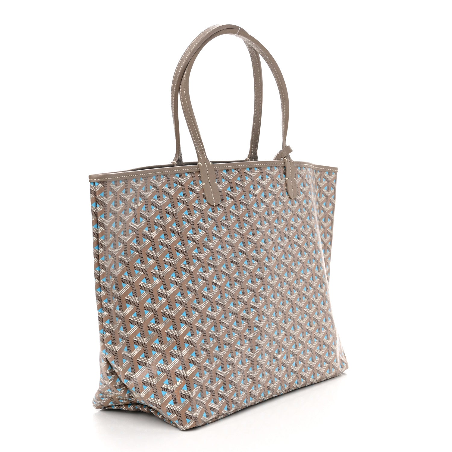 Goyard Goyardine Saint Louis Claire Voie PM Grege Turquoise 4 of 11