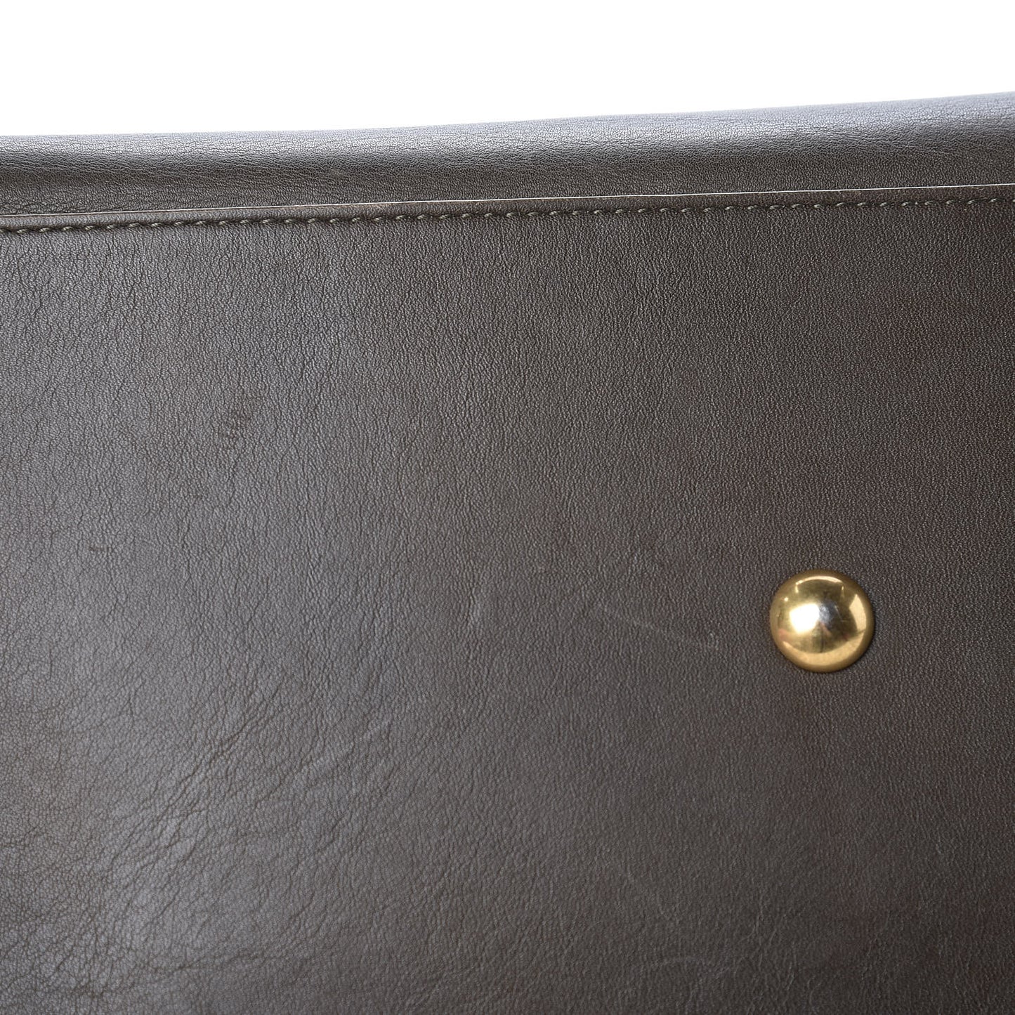 Calfskin Small Classic Y Cabas Green