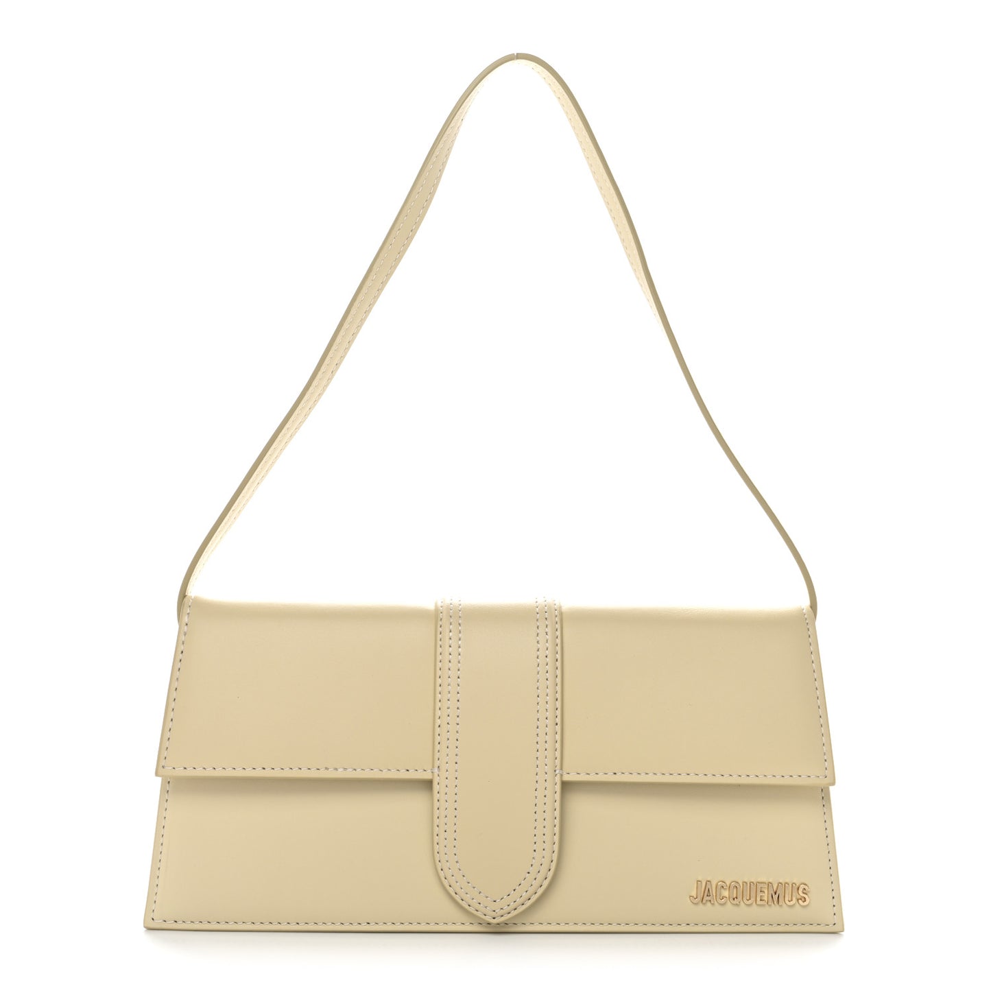 Smooth Calfskin Le Bambino Long Ivory