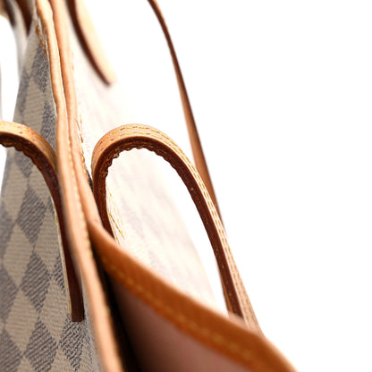 Louis Vuitton Damier Azur Neo Neverfull MM Rose Ballerine 14 of 15