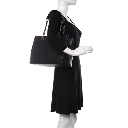 Chanel Caviar Quilted Grand Shopping Tote GST Black 2 of 11