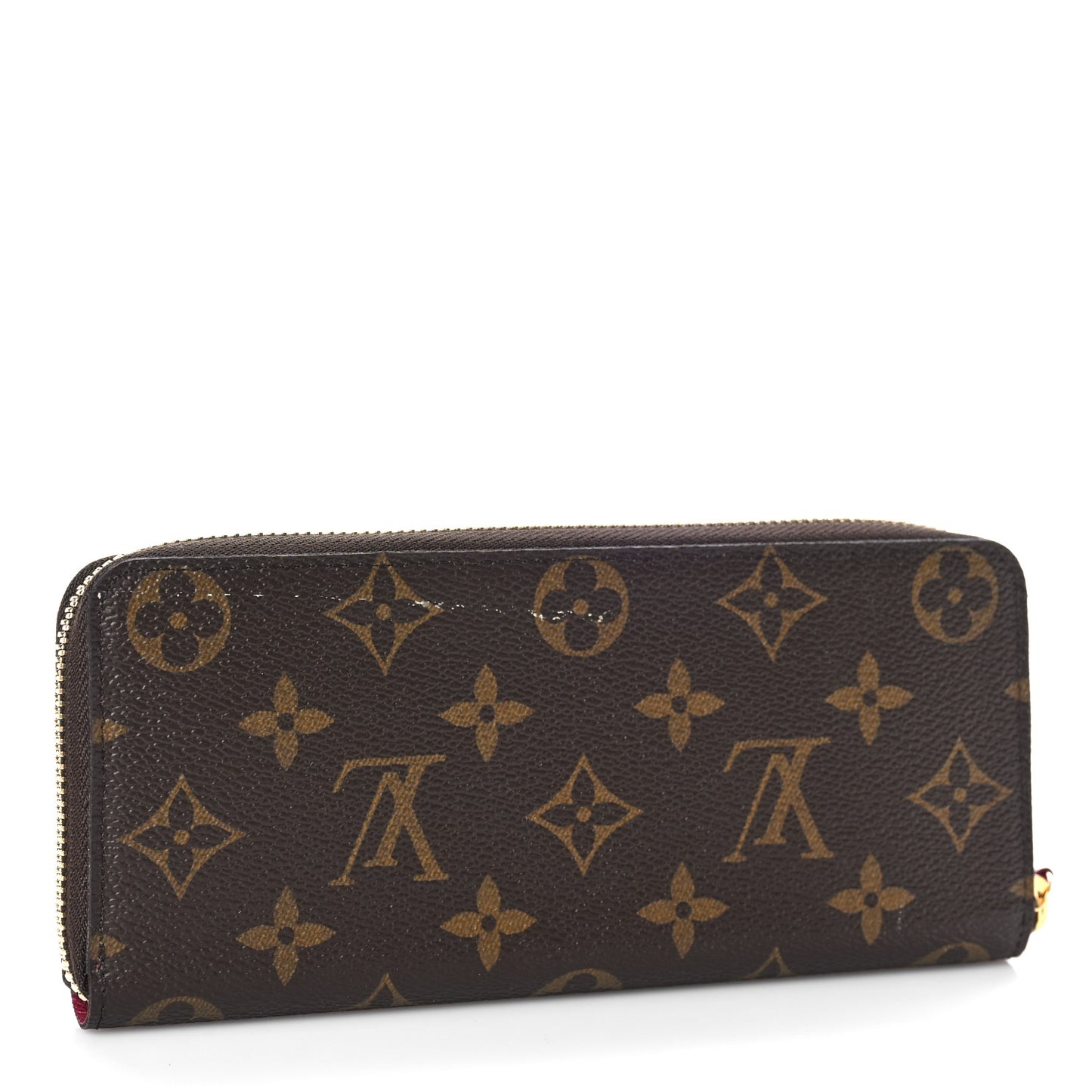 Monogram Clemence Wallet Fuchsia