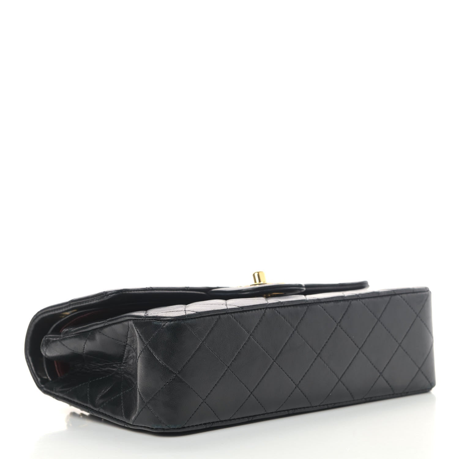 Chanel Lambskin Quilted Small Double Flap Black 3 of 12