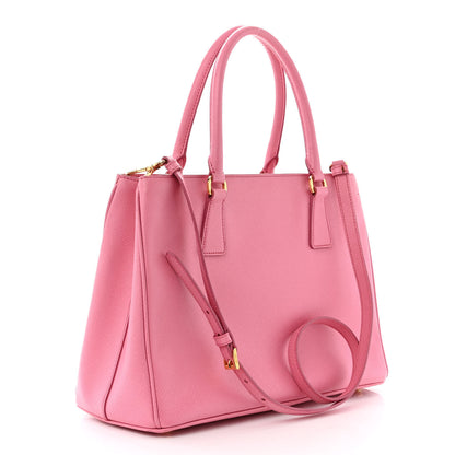 Prada Saffiano Lux Medium Tote Begonia 3 of 19