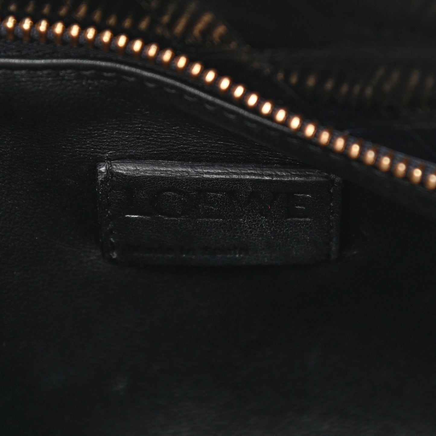 Crocodile Medium Puzzle Bag Black