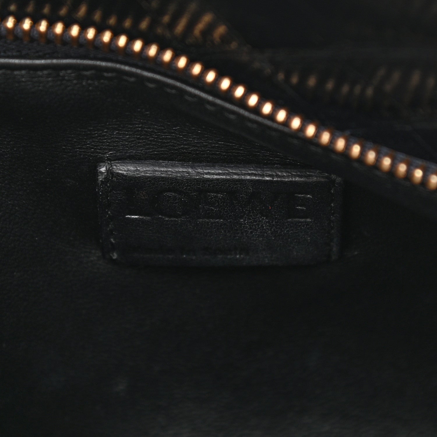 Loewe Crocodile Medium Puzzle Bag Black 6 of 9