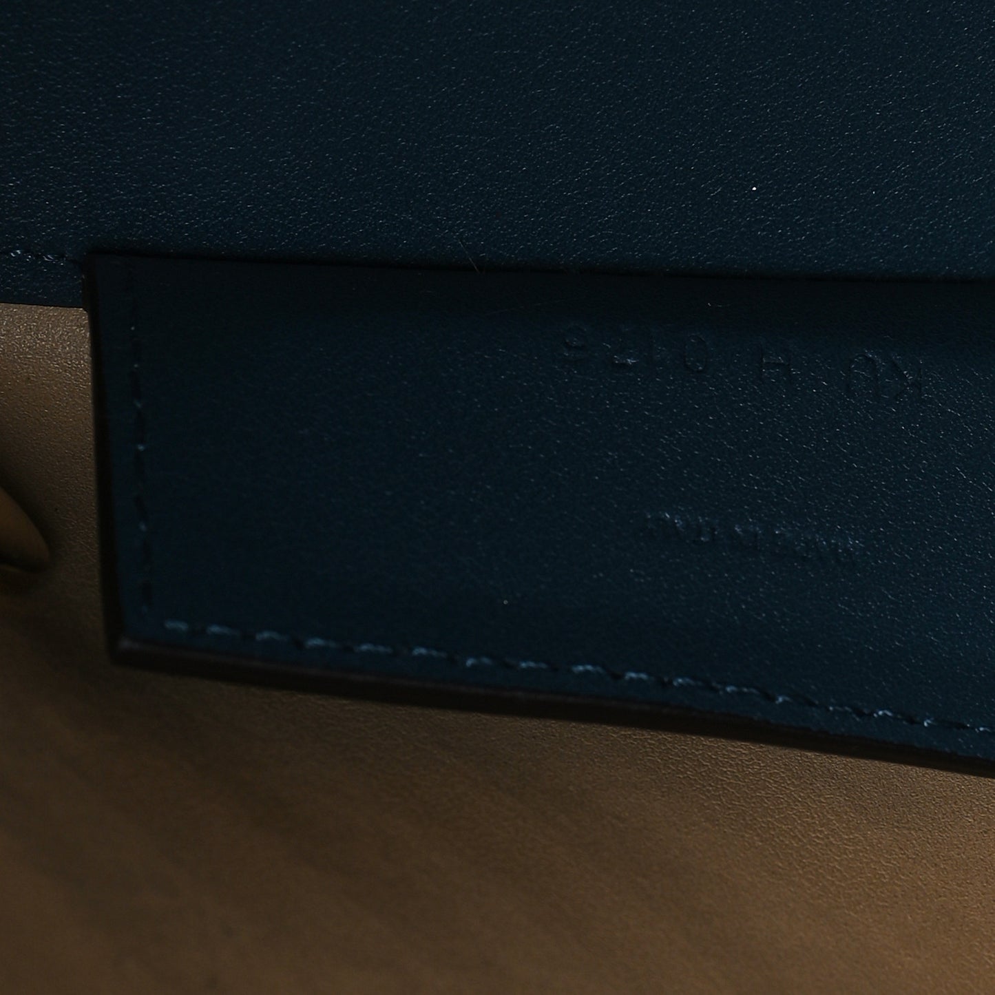 Calfskin Chain Embossed Medium Bond Shopper Tote Black