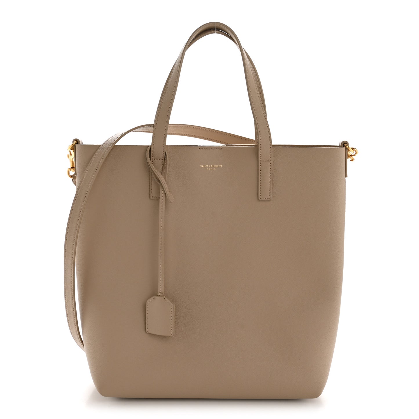 Calfskin Toy Shopping Tote Nude Powder