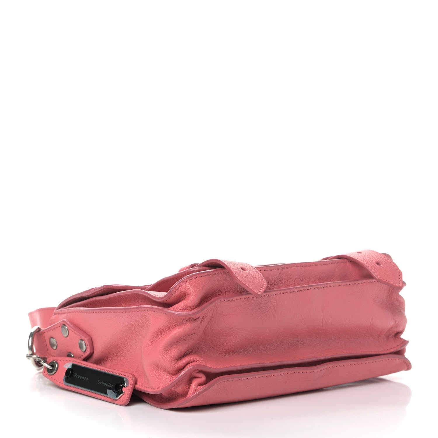 Proenza Schouler Lambskin PS1 Mini Pouch Messenger Bag Hibiscus 3 of 4