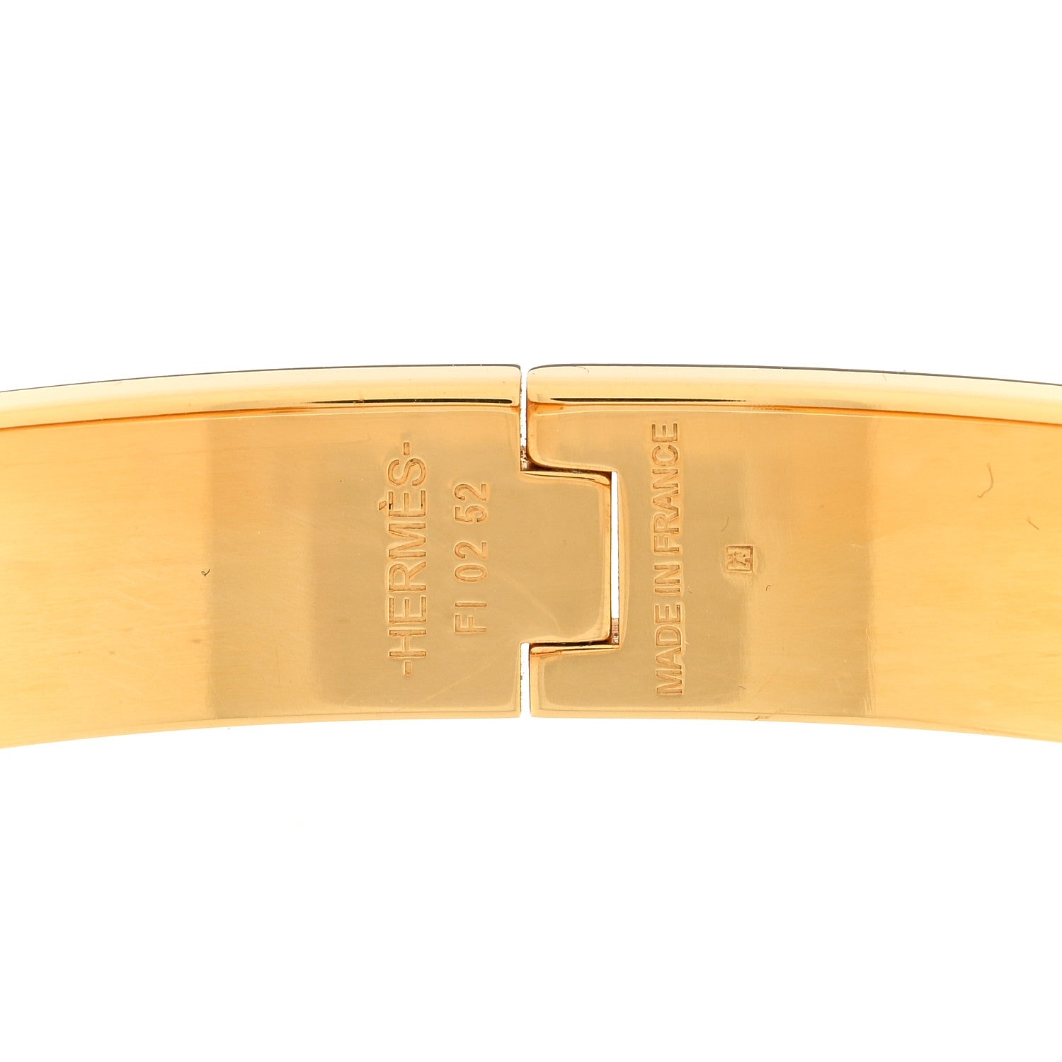 Hermes Matte Enamel Narrow Clic Clac HH Bracelet T4 Black 3 of 3