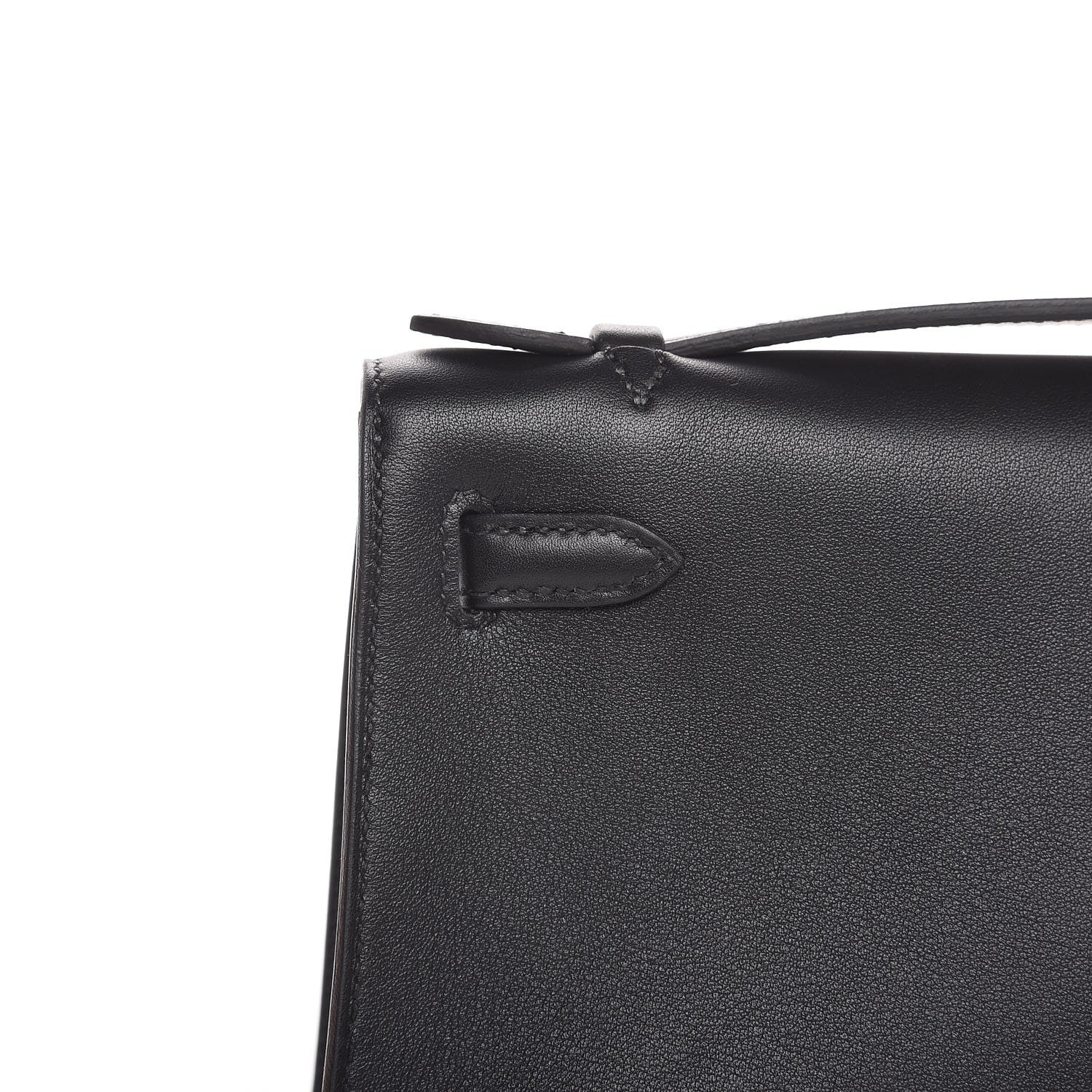 Hermes Swift Kelly Pochette Clutch Black 7 of 24