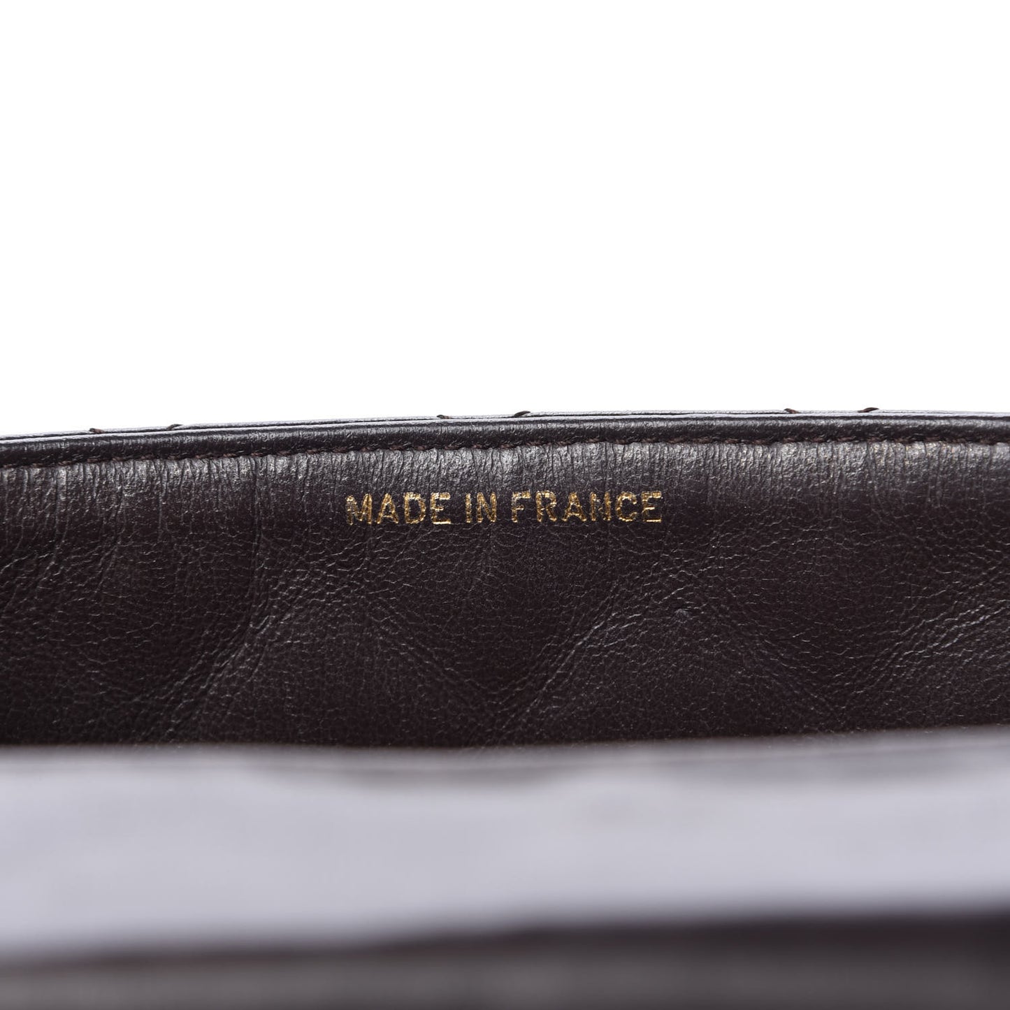 Lambskin Quilted Small Single Flap Brown
