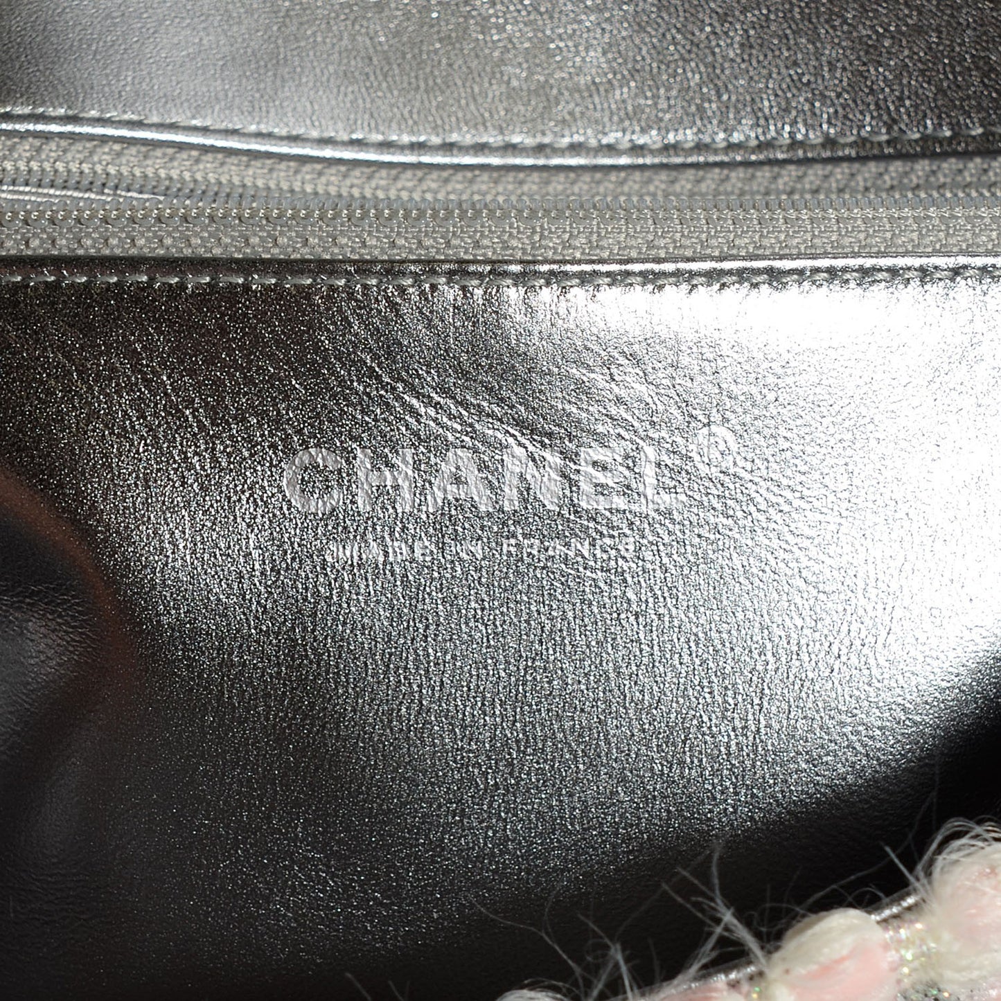 Boucle Small Single Flap Pink