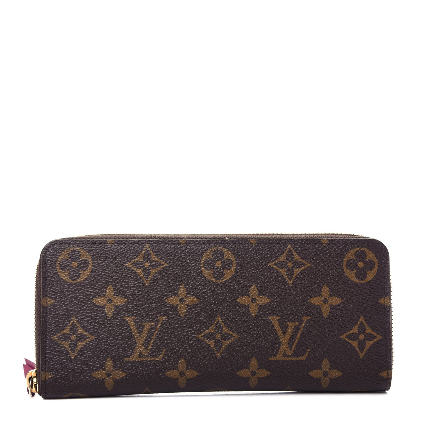 Monogram Clemence Wallet Fuchsia