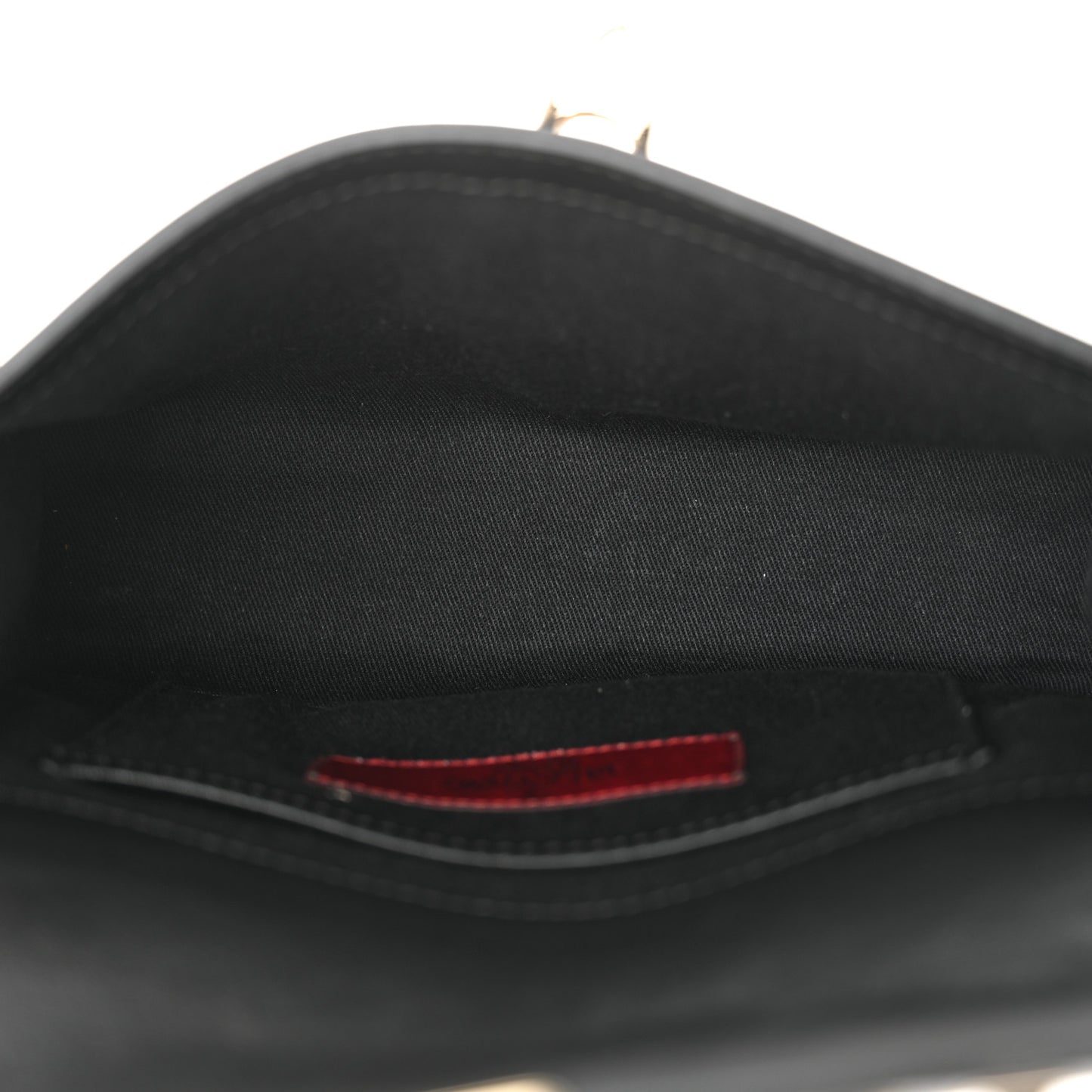 Vitello Medium Rockstud Flip Lock Crossbody Bag Black