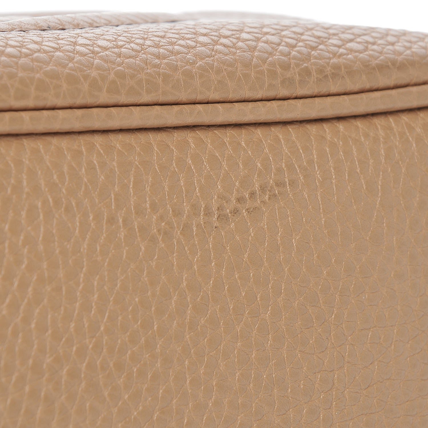 Gucci Pebbled Calfskin Small Soho Disco Bag Camelia 9 of 10