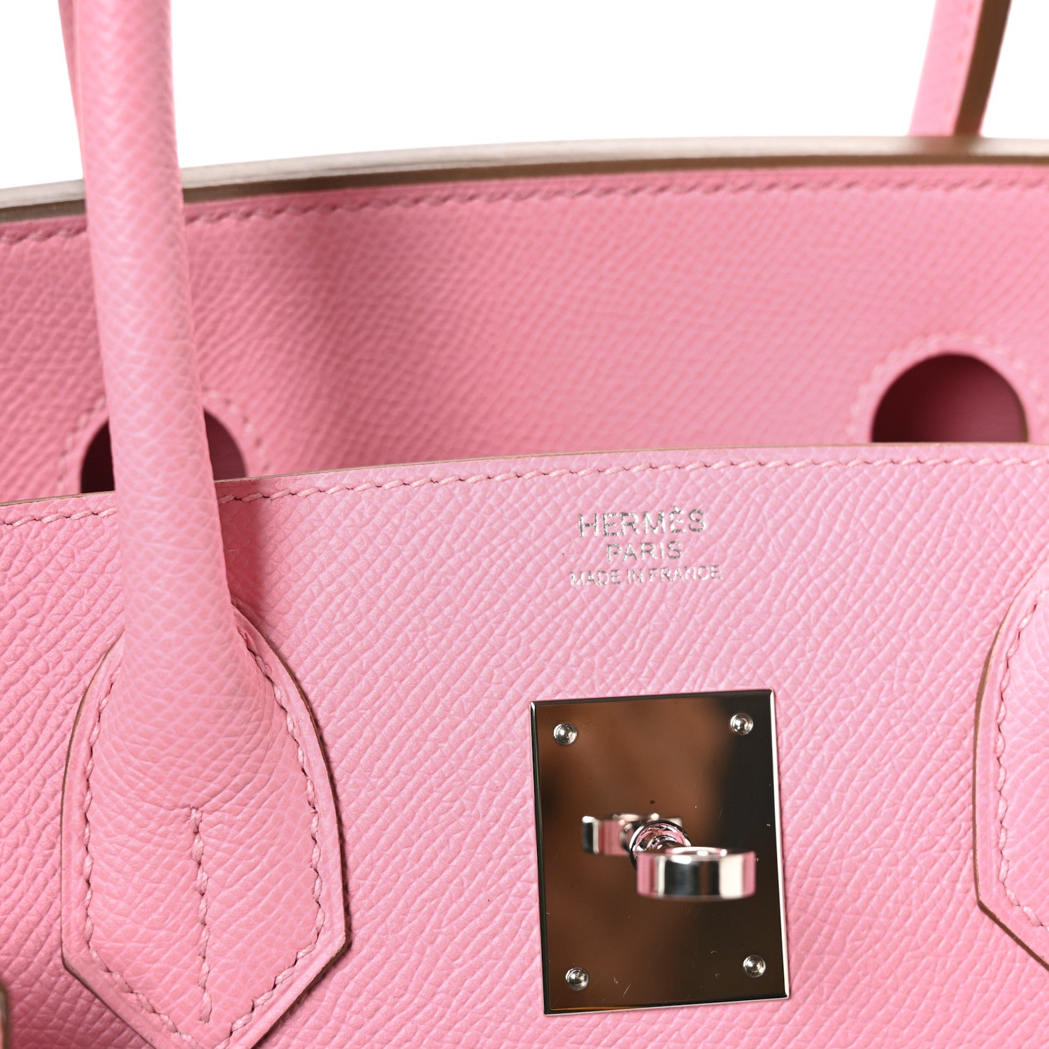 Hermes Epsom Birkin 30 Rose Confetti 6 of 11