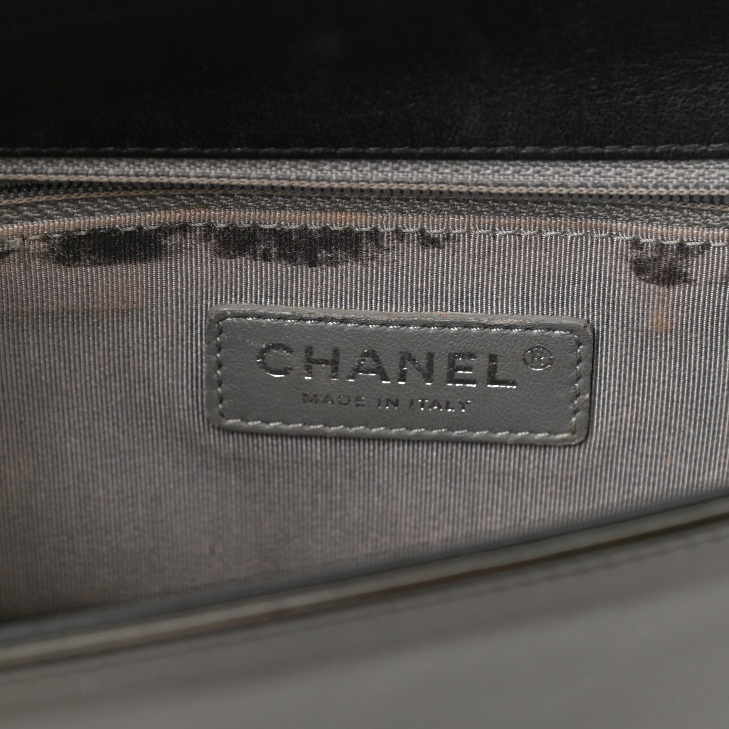 Chanel Patent Quilted Medium Coco Boy Flap Dark Green 6 of 10