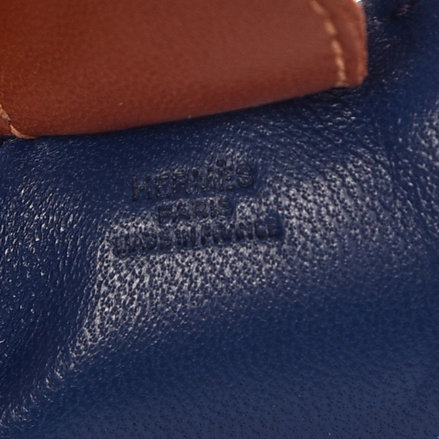 Milo Lambskin Grigri Rodeo Horse Bag Charm MM Bleu de Malte Rubis Fauve