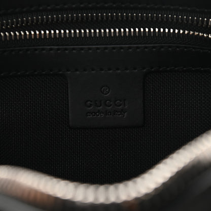 Gucci Soft GG Supreme Monogram Web Belt Bag Black Grey 6 of 9