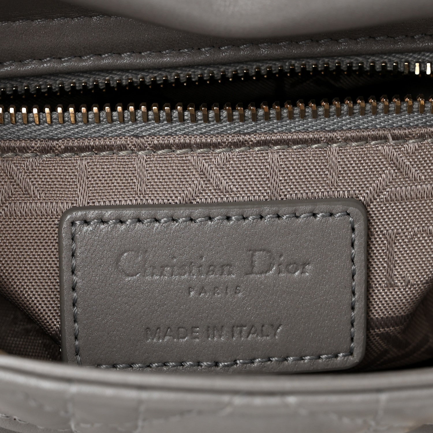 Christian Dior Lambskin Cannage Mini Lady Dior Gray Opaline Gray Opaline 6 of 10