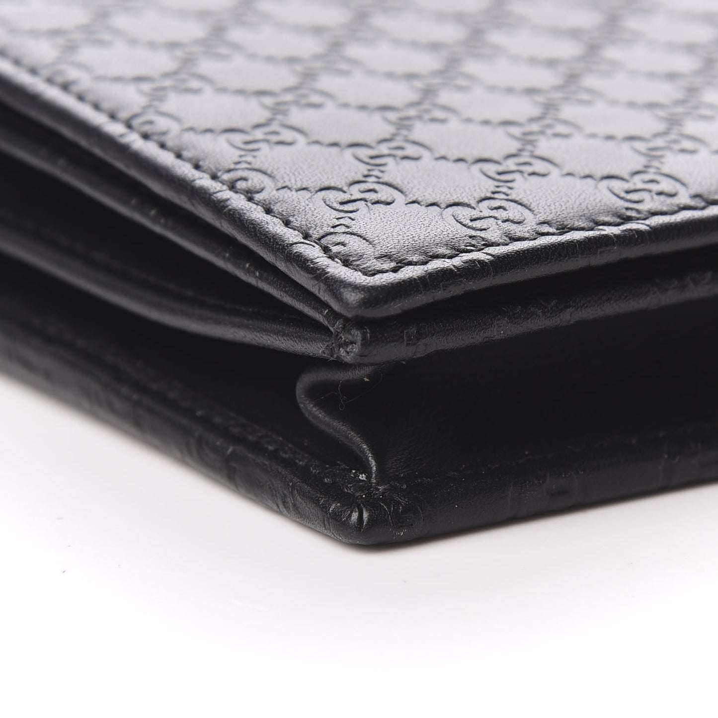 Microguccissima Crossbody Wallet Black
