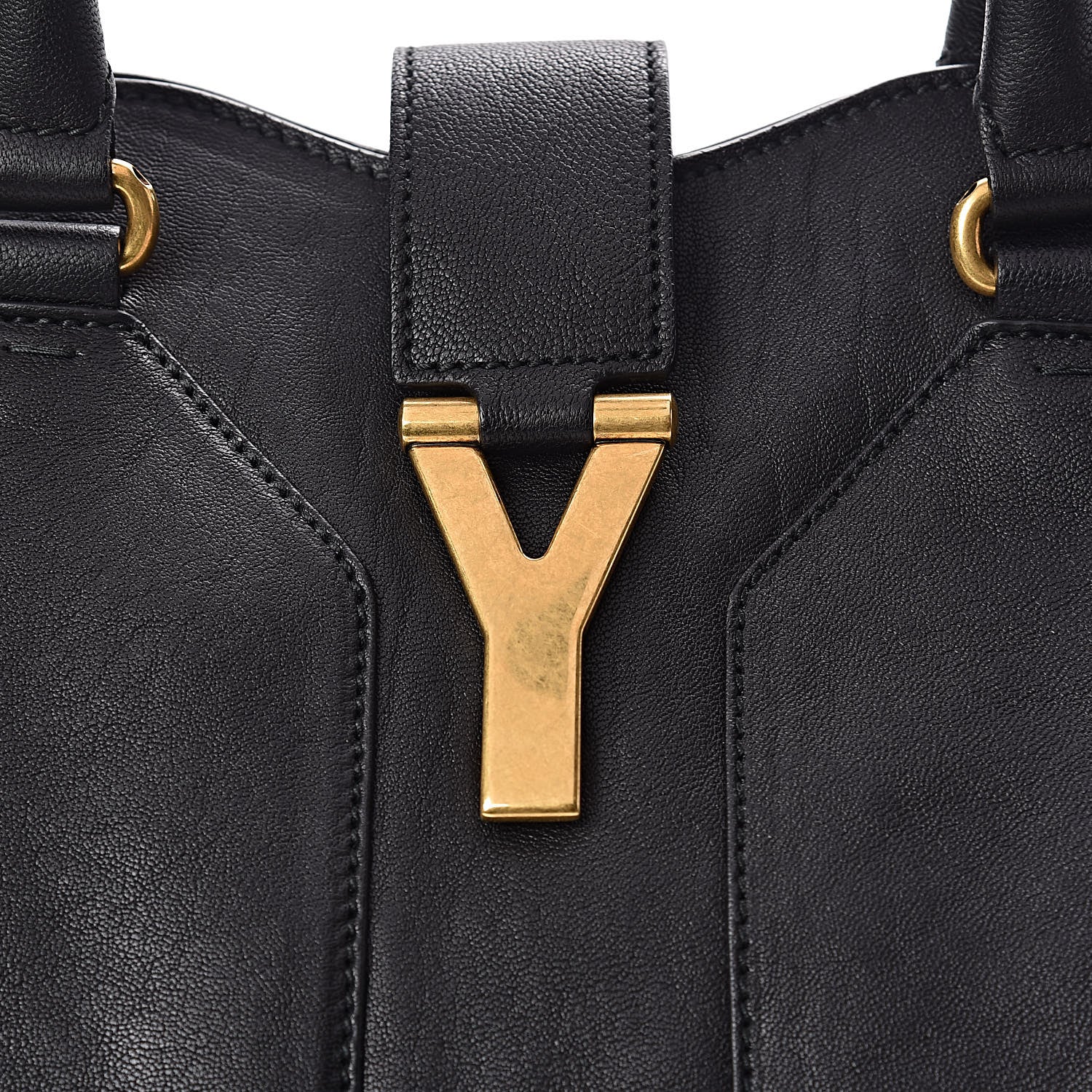 Saint Laurent Sheepskin Large Cabas ChYc Black 10 of 10