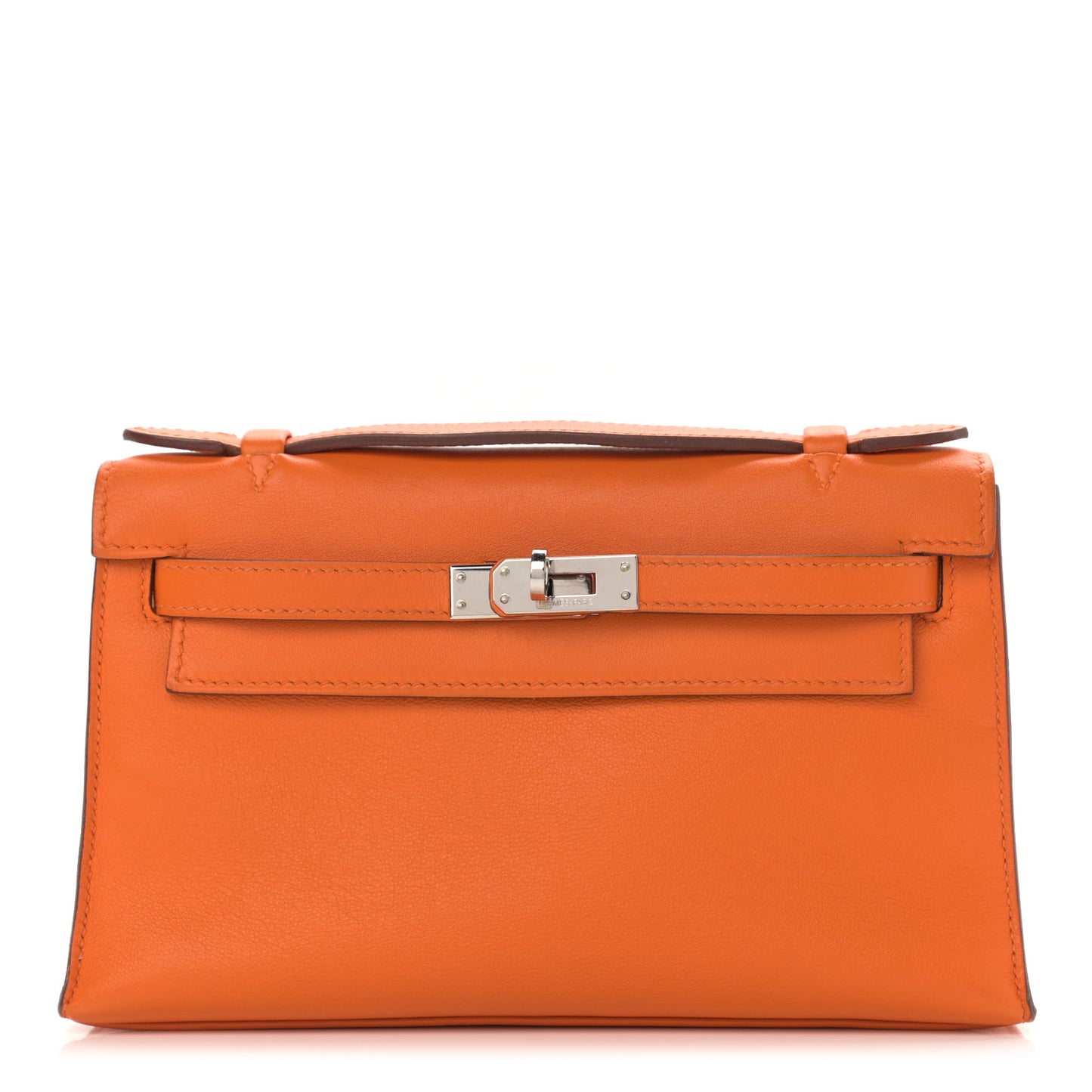 Swift Kelly Pochette Clutch Orange