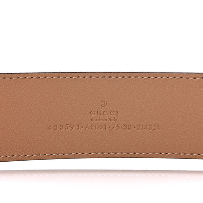 Gucci Calfskin Double G 40mm Belt 75 30 Tan 3 of 5