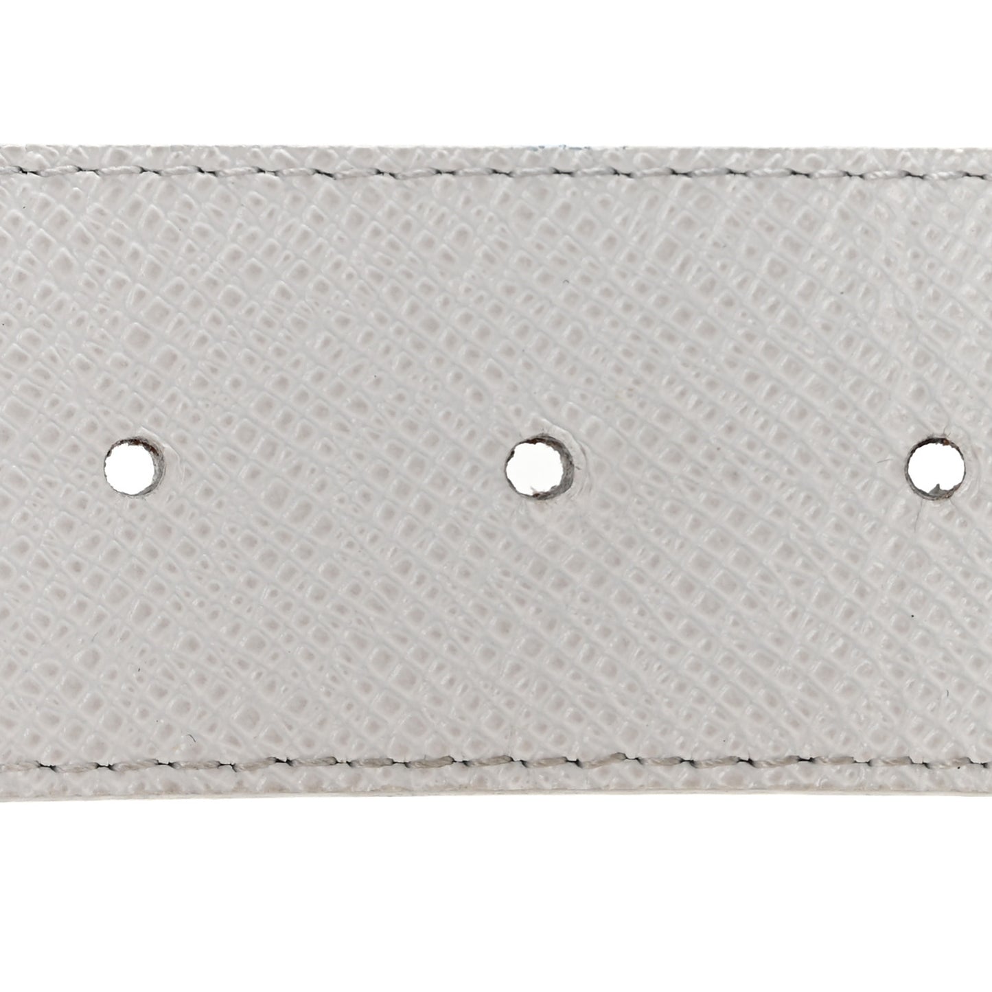 Taiga Monogram 40mm LV Initiales Belt  100 40 White