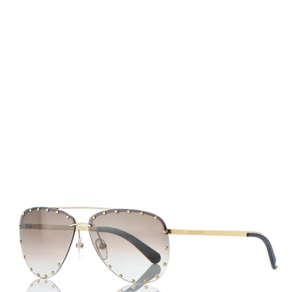 Louis Vuitton The Party Aviator Gradient Sunglasses Z0914U Brown 1 of 7