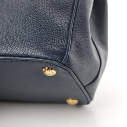 Prada Saffiano Small Galleria Double Zip Tote Bluette 14 of 22