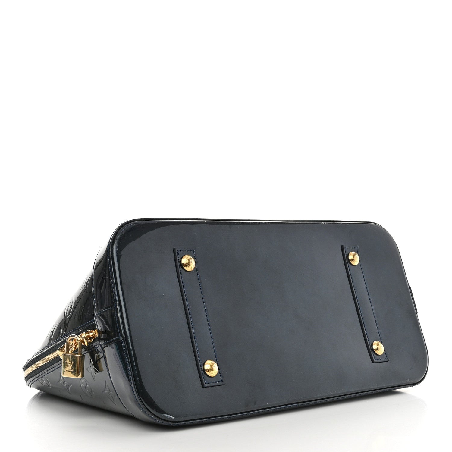 Louis Vuitton Vernis Alma GM Blue Nuit 4 of 11