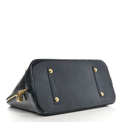 Louis Vuitton Vernis Alma GM Blue Nuit 4 of 11