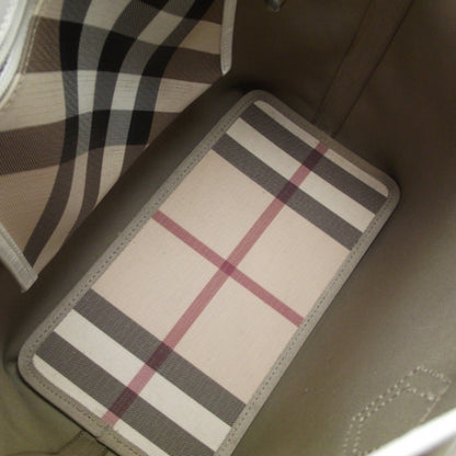 Burberry Nova Check Tote White 7 of 10
