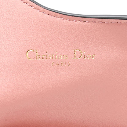 Christian Dior Grained Calfskin Saddle Card Holder Pink 5 of 6