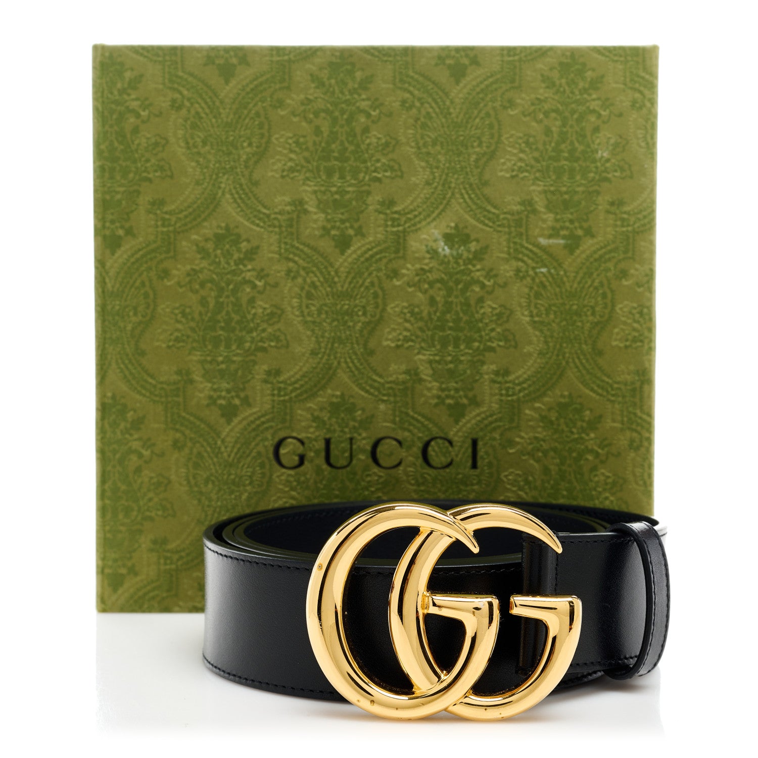 Gucci Plutone Calfskin Double G 40mm Belt 110 44 Black 7 of 7