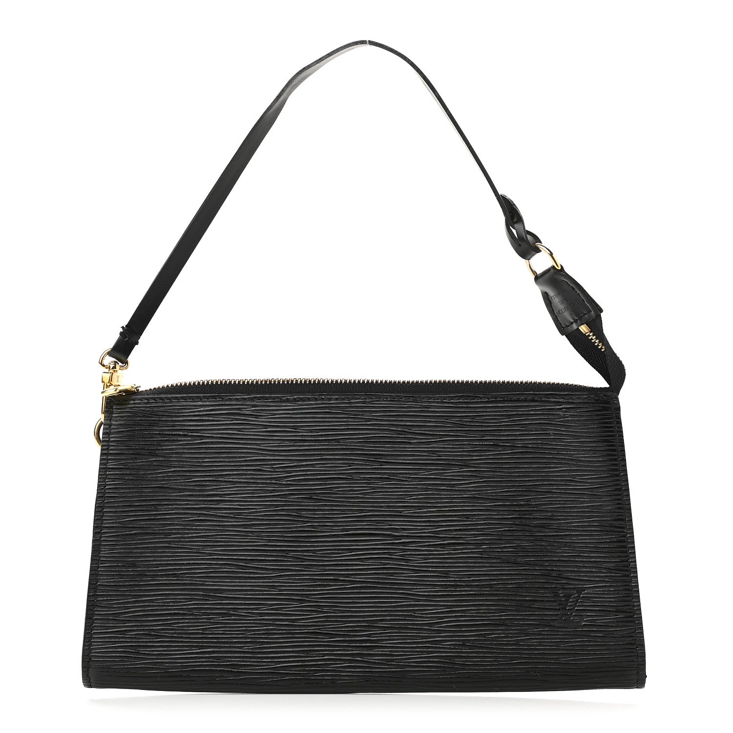Louis Vuitton Epi Pochette Accessories 24 Black 1 of 8
