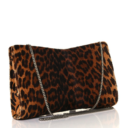 Jimmy Choo Pony Hair Crystal Venus Clutch Leopard 2 of 7