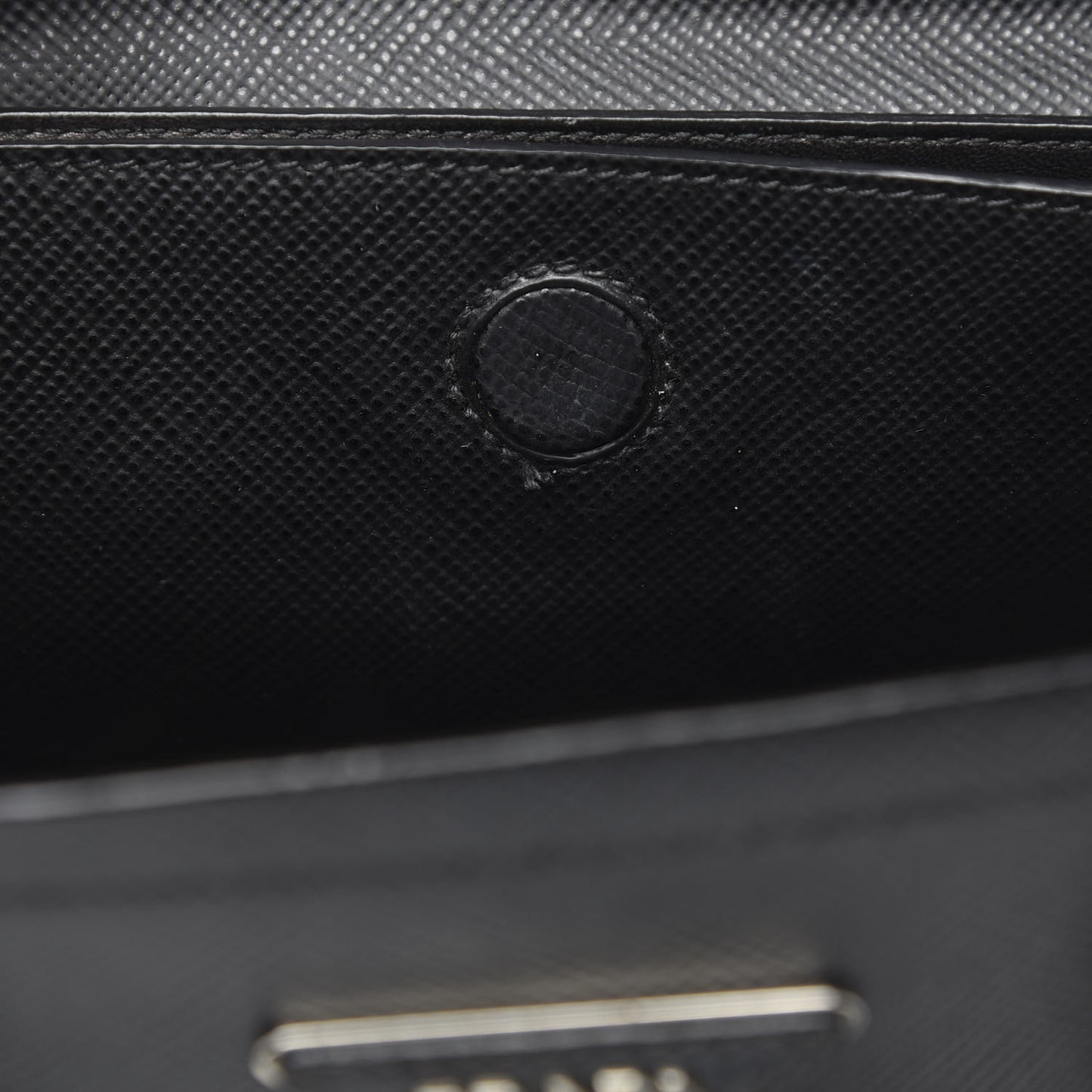Saffiano Cuir Medium Double Handle Tote Black