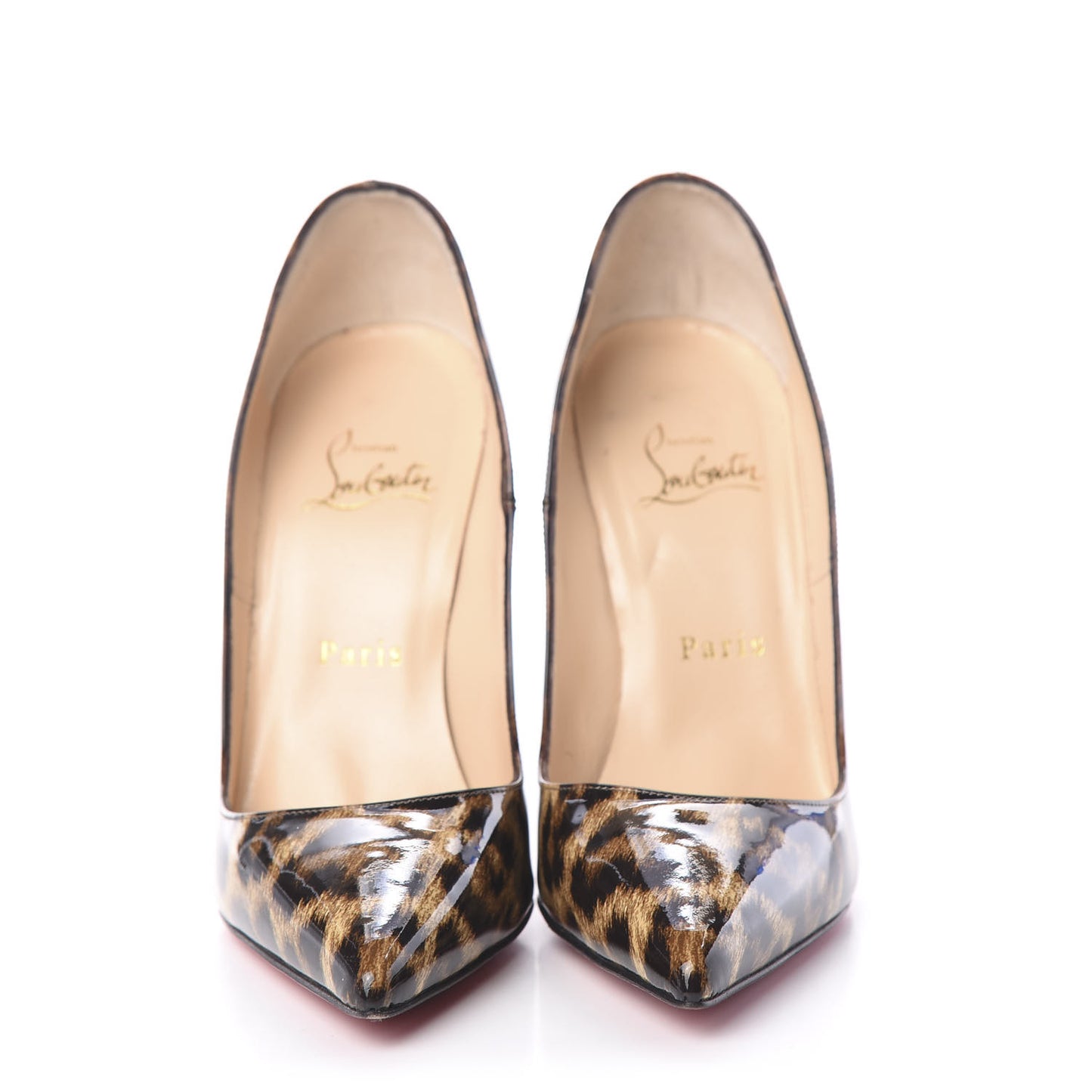 Patent Leopardino So Kate 120 Pumps 36.5 Brown