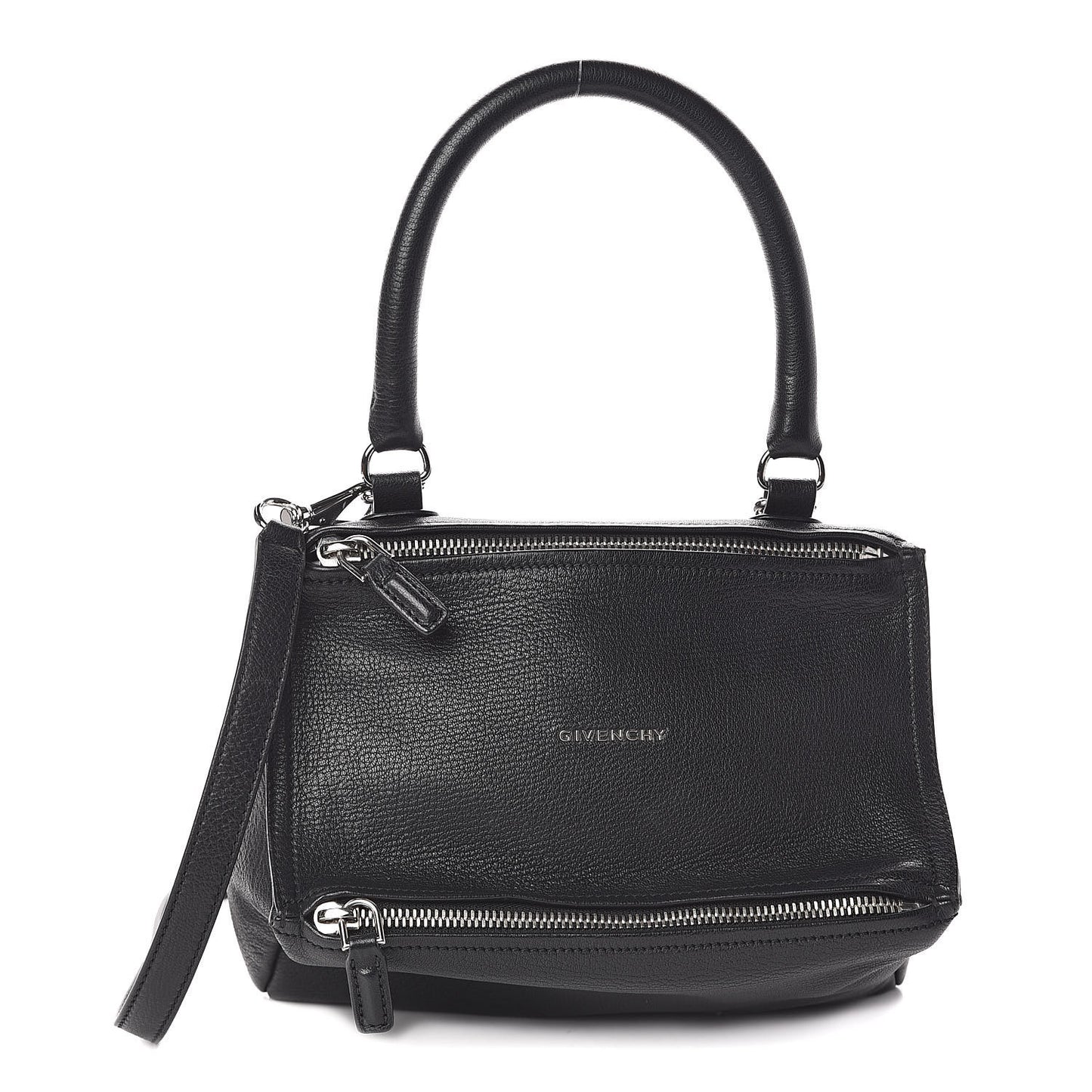 Sugar Goatskin Small Pandora Black