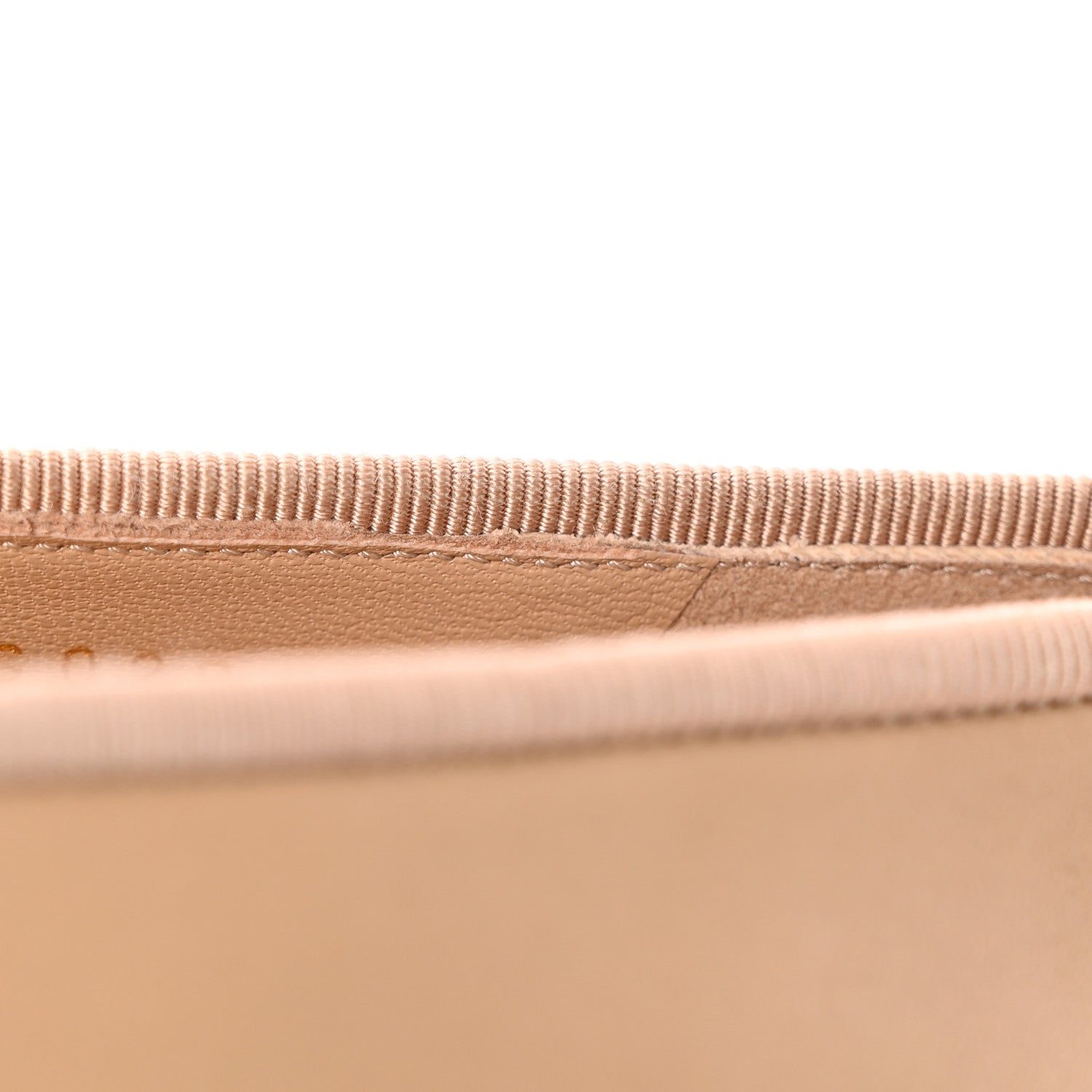 Chanel Lambskin Cap Toe CC Ballerina Flats 35 Beige 9 of 12