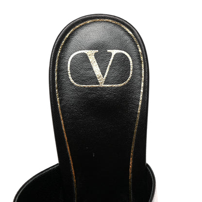 Valentino Garavani Nappa Rockstud Tower Heel Mules 37 Black 6 of 9