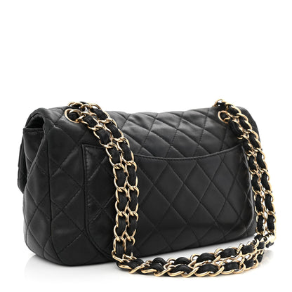 Chanel Lambskin Quilted Medium Precious Jewel Single Flap Black 2 of 12