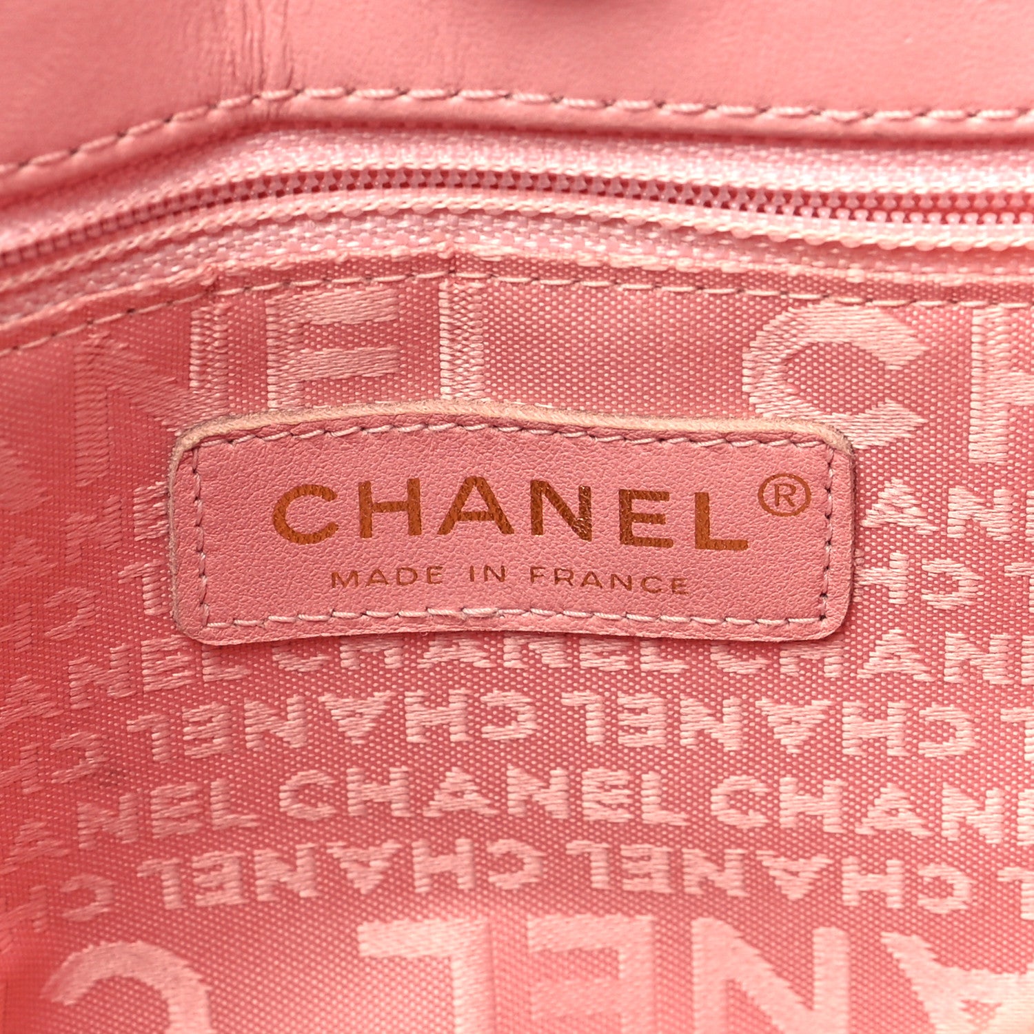 Chanel Lambskin Precious Symbols Shopping Tote Pink 6 of 16