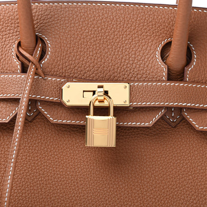 Hermes Togo Birkin 30 Gold 10 of 11