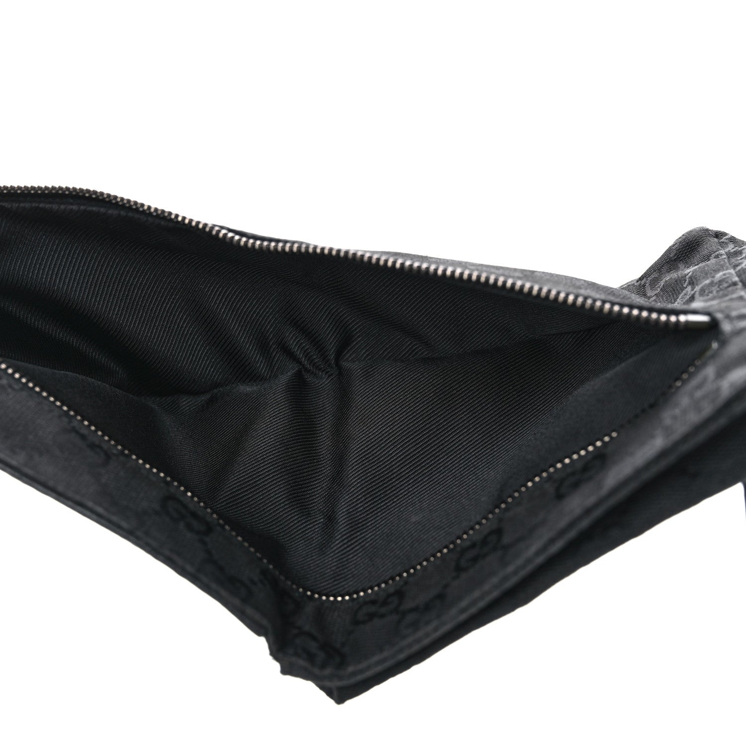 Gucci GG Monogram Double Pocket Belt Bag Black 5 of 14