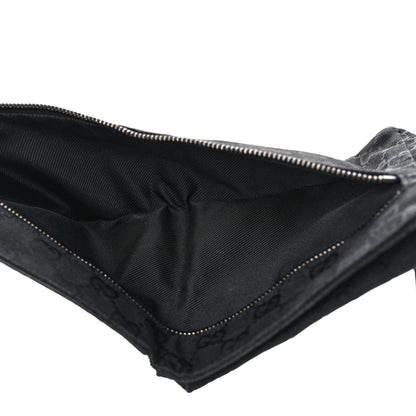 Gucci GG Monogram Double Pocket Belt Bag Black 5 of 14