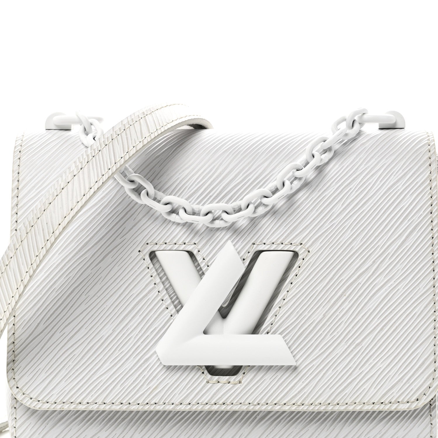 Louis Vuitton Epi Twist Shoulder Bag PM Matte White 1853487